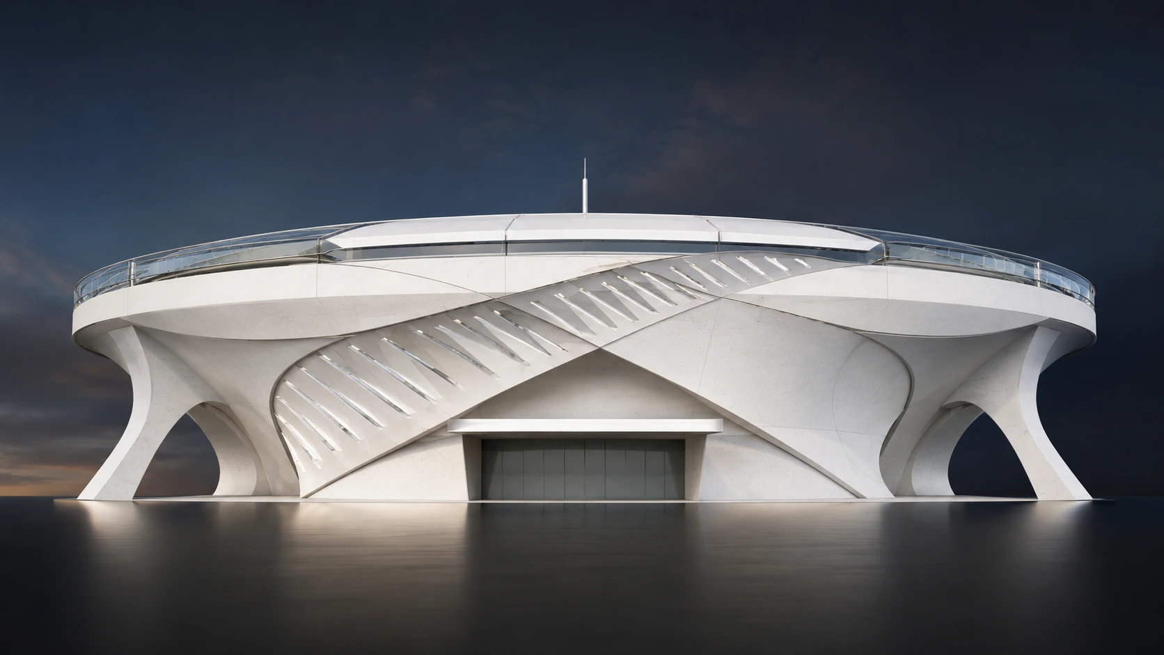 National Stadium concept sheet for Quay Park, Auckland